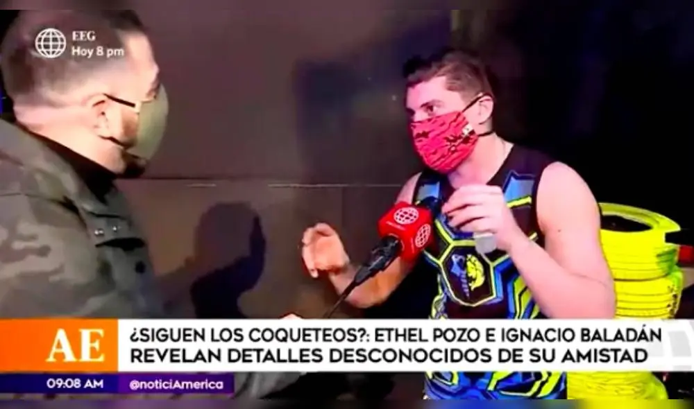 “Es un fresco, se está colgando de la Gise y de Ethel. Se está colgando hace rato de las empanadas", dijo. (Foto: Captura América TV)
