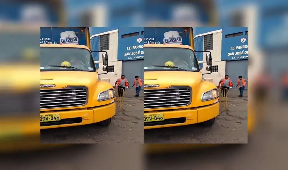 #YoDenuncio: descargan productos en vereda de colegio de La Victoria [VIDEO]