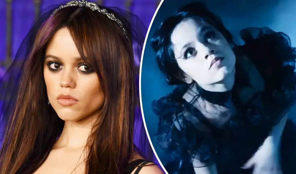 Jenna Ortega confesó que no pasó un momento muy agradable mientras grababa su famosa escena del baile en "Merlina" porque tenía COVID-19. Foto: composición/AFP/Netflix