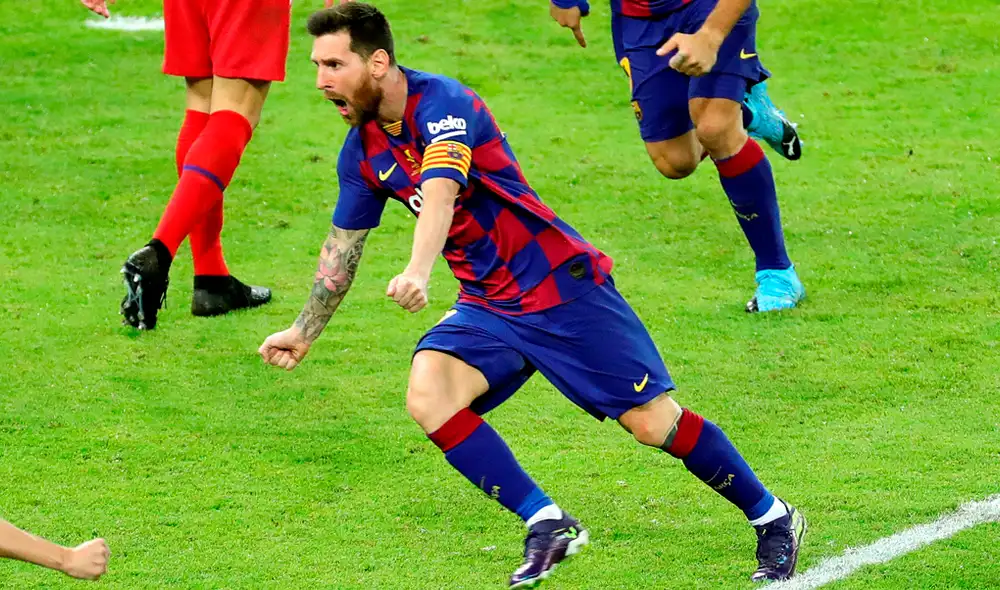 Gol de Messi en el Barcelona vs Atlético de Madrid