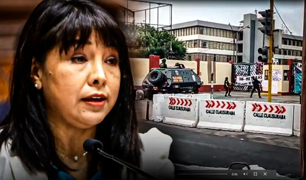 Mirtha Vásquez destacó que la democracia con estas acciones se encuentra en seria "duda". Foto: composición Gerson Cardoso