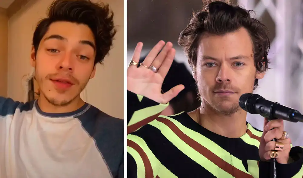 Tras ser comparado con Harry Styles, el joven boliviano ha conseguido un total de 700.000 seguidores en sus redes sociales. Foto: composición LR/TikTok/@josema2197/Vanitatis