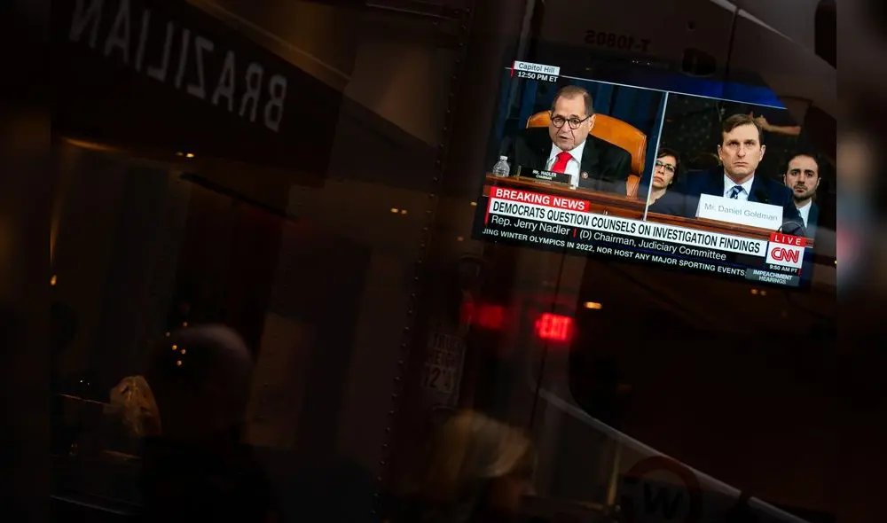 El proceso de destitución de Trump entró en una semana clave en el Congreso. Foto: AFP.