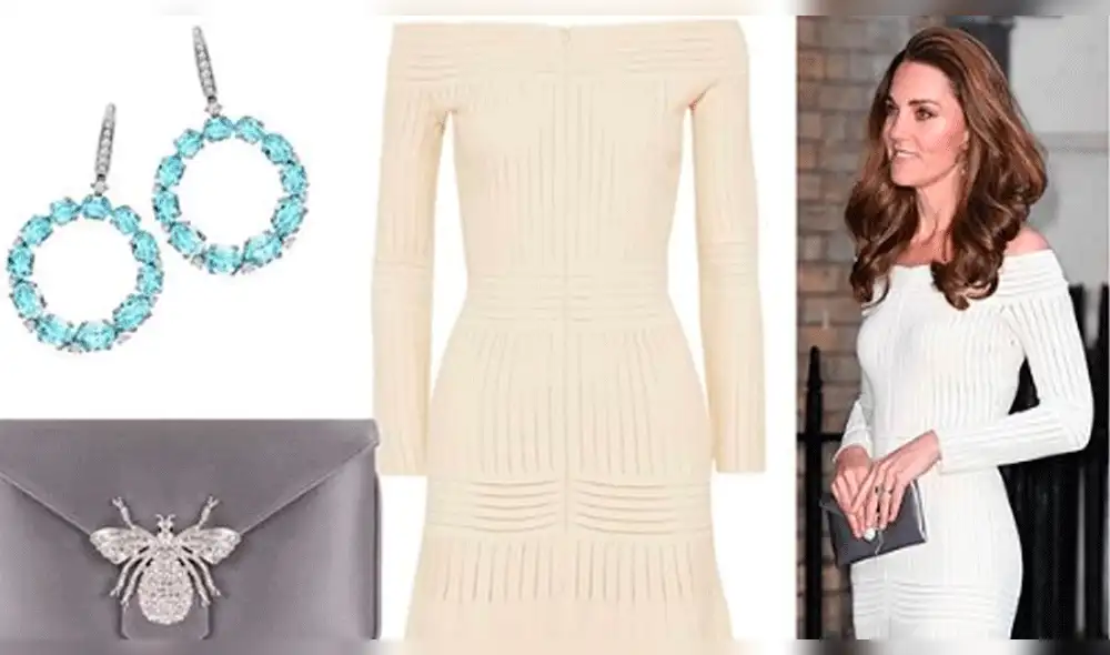 Kate Middleton se luce con sensual look y provoca admiración