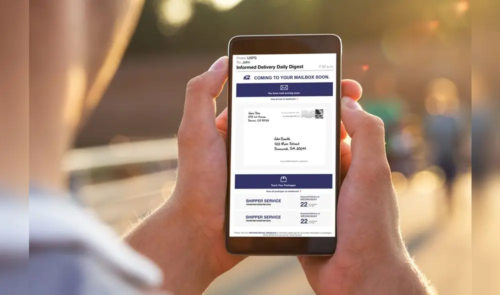 Mantente informado sobre la llegada de correos a través de Informed Delivery. (Foto: Internet)