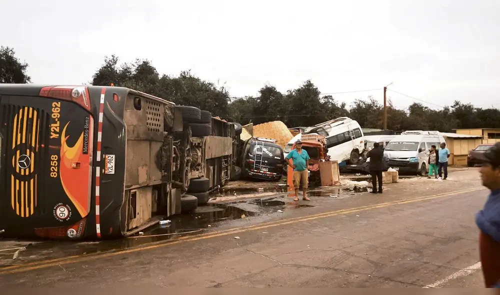 imprudencia. Todo apunta a que el accidente fue por una falla humana. El bus es del 2018 y Sutrán sostuvo que, según el GPS, la unidad iba a 106 km/h  en una zona urbana.