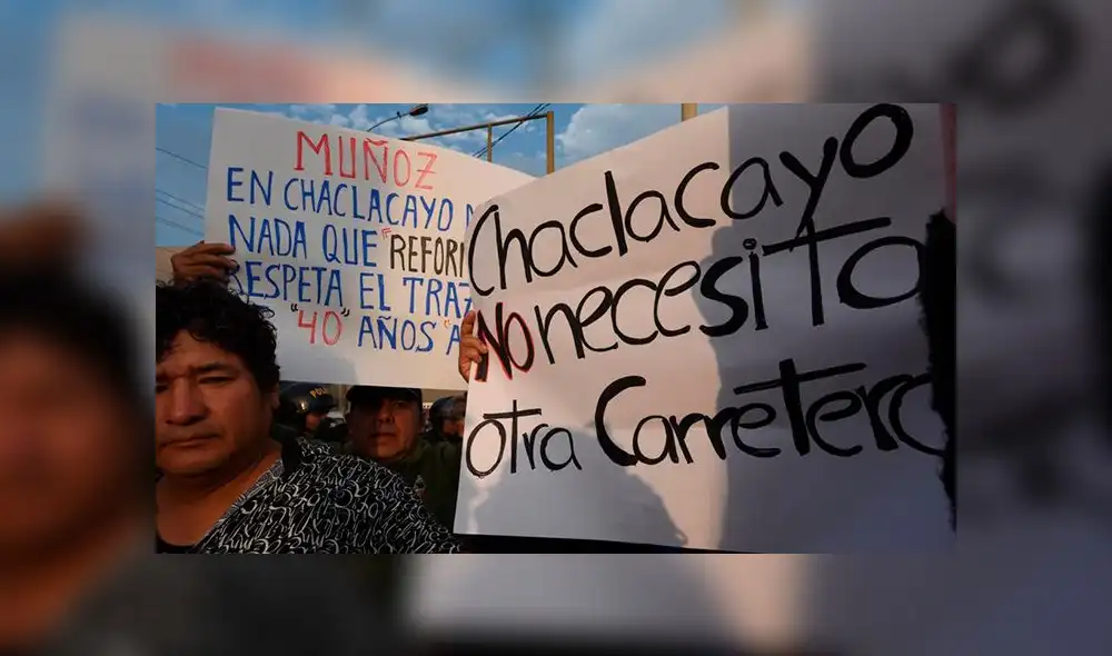 Protestas en Chaclacayo Protestas en Chaclacayo