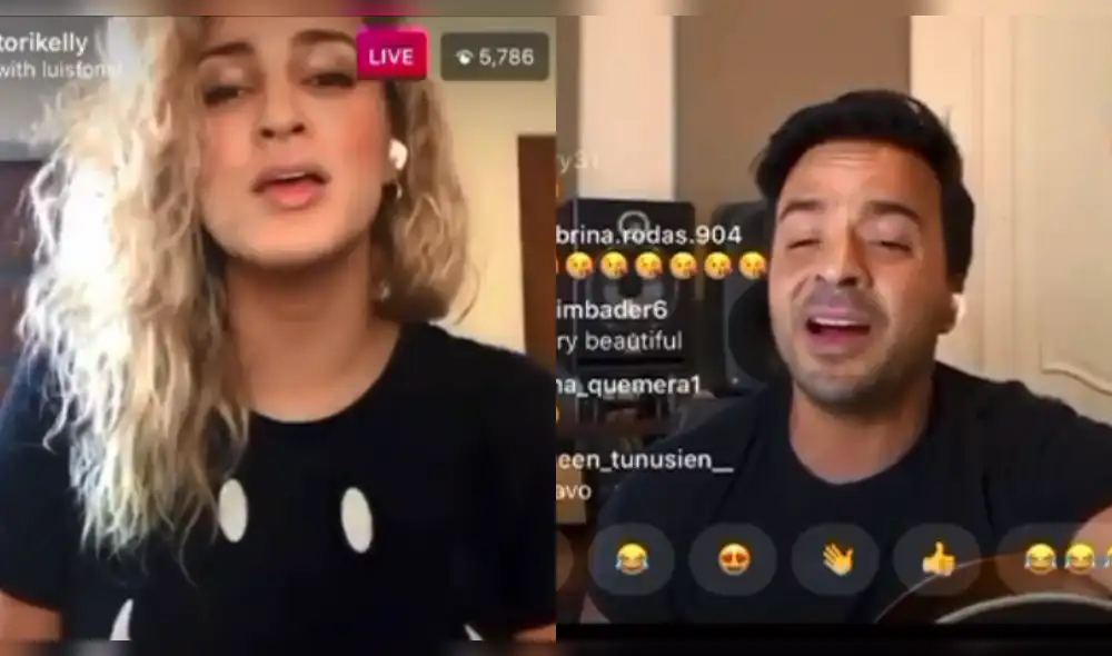 Luis Fonsi y Tori Kelly interpretaron la canción “Aleluya” de Leonard Cohen. (Foto: Instagram) Luis Fonsi y Tori Kelly interpretaron la canción “Aleluya” de Leonard Cohen. (Foto: Instagram)