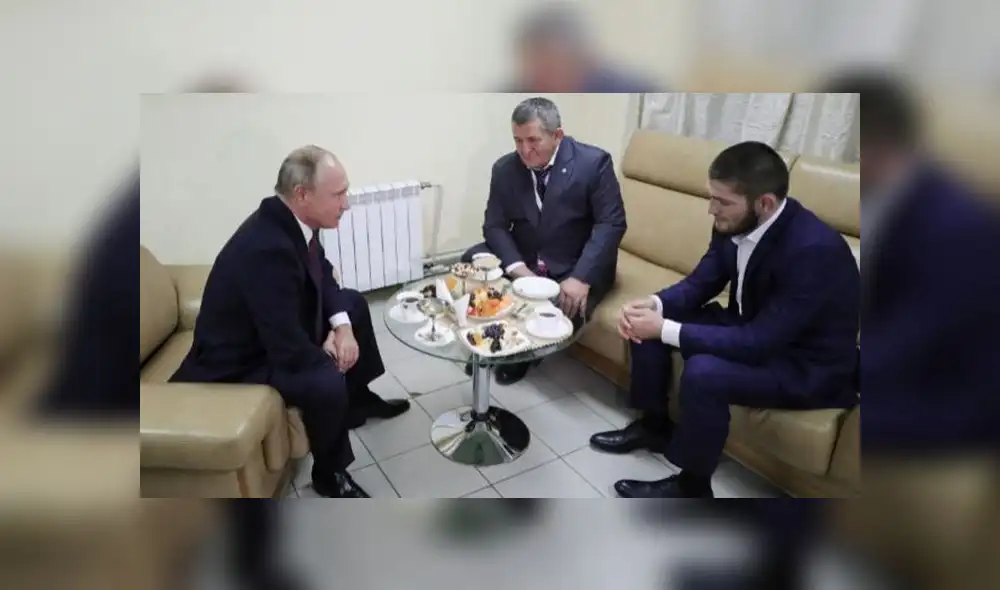 Vladimir Putin recibió a Khabib Nurmagomedov tras su victoria en UFC 229 [VIDEO]