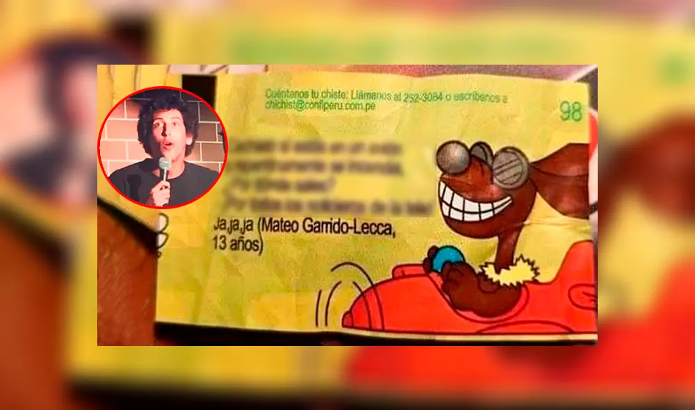El comediante peruano reveló un chiste que envió a 'Chichiste' cuando era tan solo un adolescente.