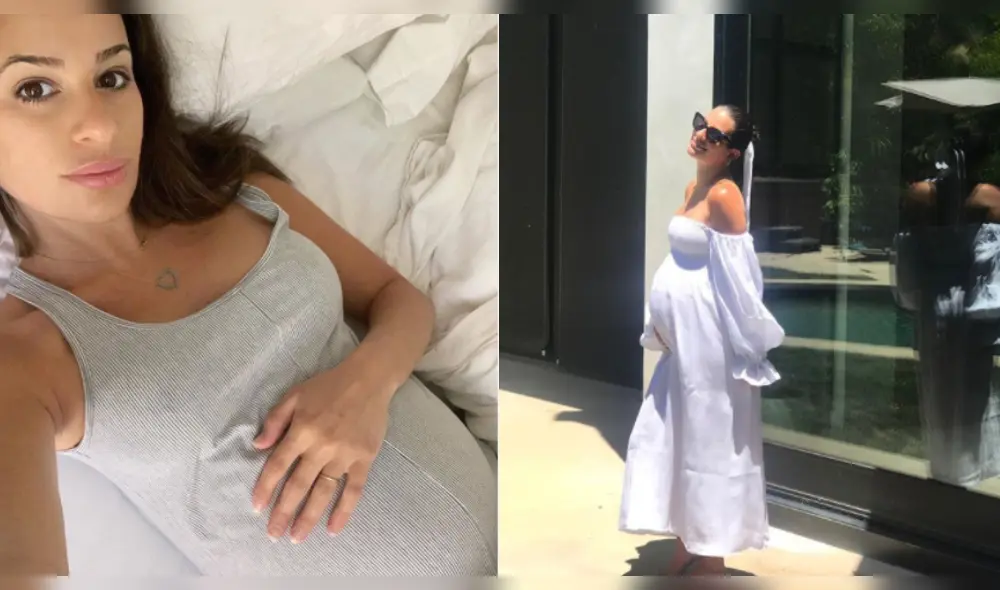 Lea Michele, actriz de Glee, y su esposo Zandy Reich se convirtieron en padres de un niño y lo llamaron Ever Leo