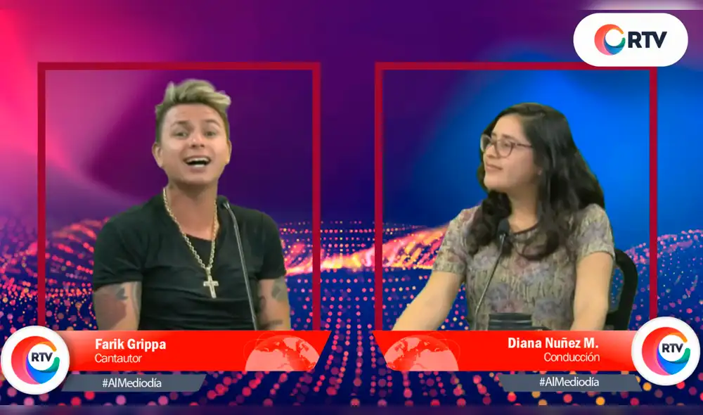 Farik Grippa, cantautor peruano, ganador en ''Los 4 finalistas''. Farik Grippa, cantautor peruano, ganador en ''Los 4 finalistas''.