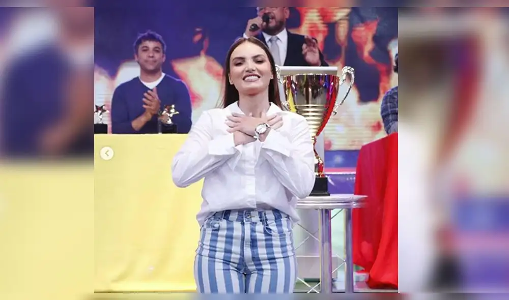 Combate: 'Cachaza' lució deslumbrante en su ingreso al reality [VIDEO]