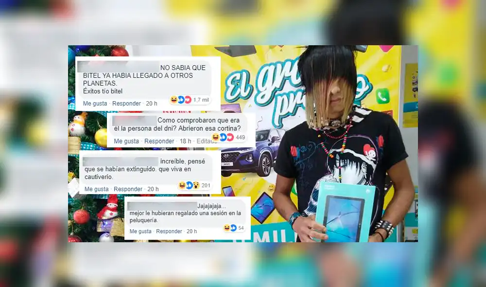 Vía Facebook: usuarios se burlan del ganador de Bitel y empresa envía contundente mensaje [FOTOS]
