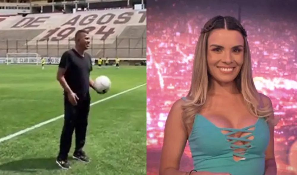 El 'Puma' Carranza casi le da un fuerte golpe a Fiorella Retiz. Foto: composición LR/ @fiorellaretiz