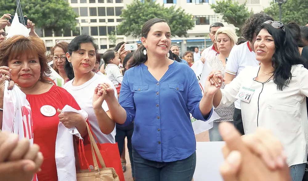 Lideresa. Verónika Mendoza es precandidata presidencial. Foto: Aldair Mejía/La República Lideresa. Verónika Mendoza es precandidata presidencial. Foto: Aldair Mejía/La República