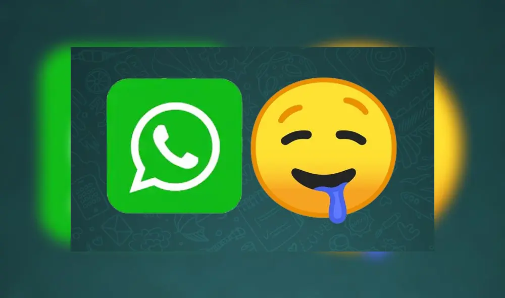 El significado del emoji de WhatsApp de la carita babeando.
