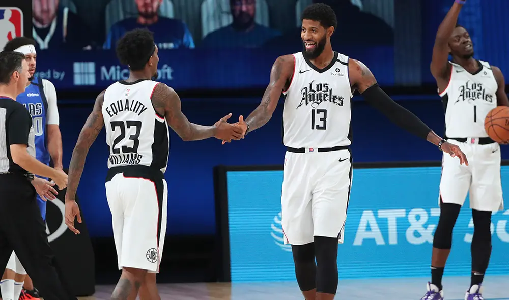 Clippers vs. Dallas EN VIVO por el Game 5 de los NBA Playoffs 2020. Créditos: AFP