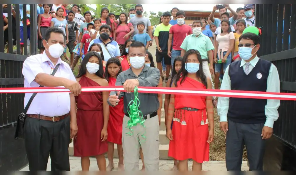 Inauguran colegio en El Cenepa Amazonas