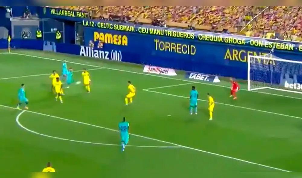 Gol Antoine Griezmann en el Barcelona vs. Villarreal. Foto: Captura ESPN Gol Antoine Griezmann en el Barcelona vs. Villarreal. Foto: Captura ESPN