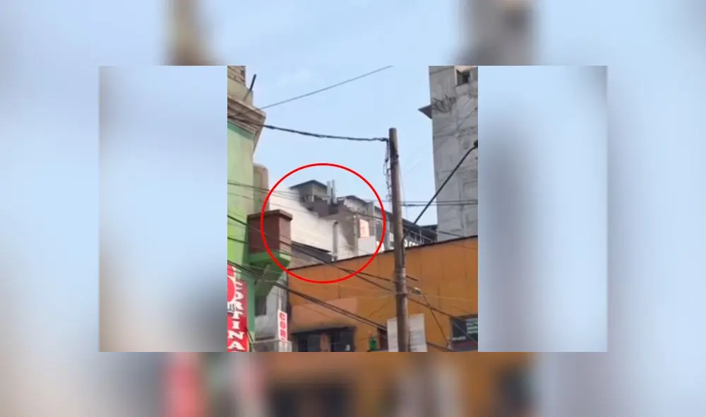 Reportan incendio en Gamarra. Créditos: Captura Canal N.