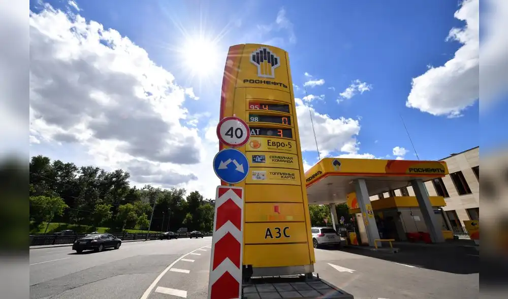 Rosneft sufre pérdida millonaria de 3.500 millones de dólares en dos horas tras sanciones de EE. UU. Foto: AFP.