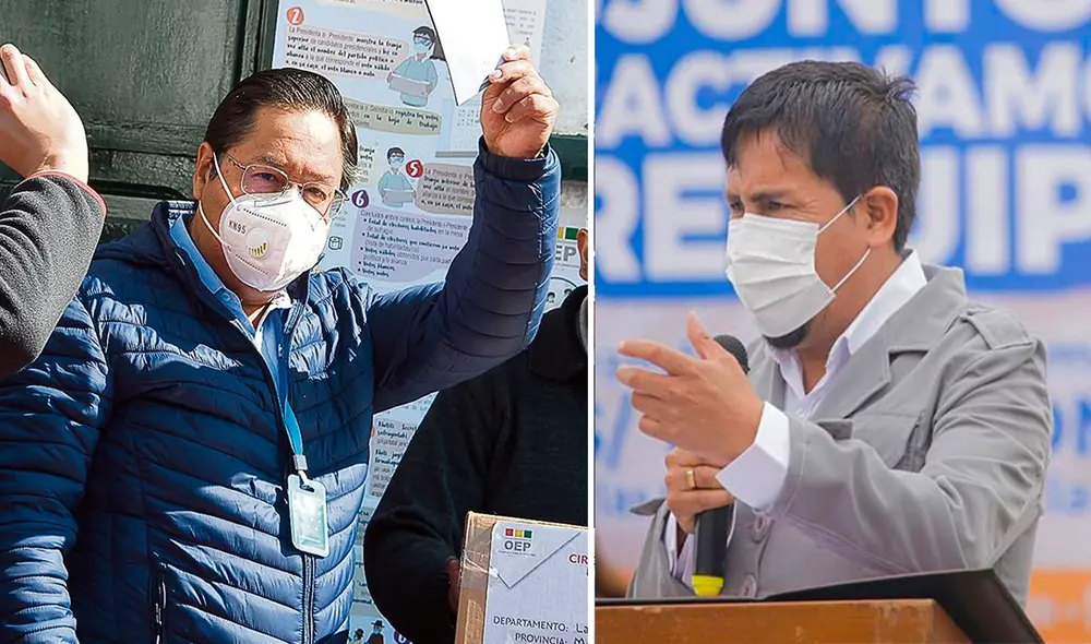 Elmer Cáceres mandó mensaje al presidente electo Luis Arce. (Composición foto: AFP/La República). Elmer Cáceres mandó mensaje al presidente electo Luis Arce. (Composición foto: AFP/La República).