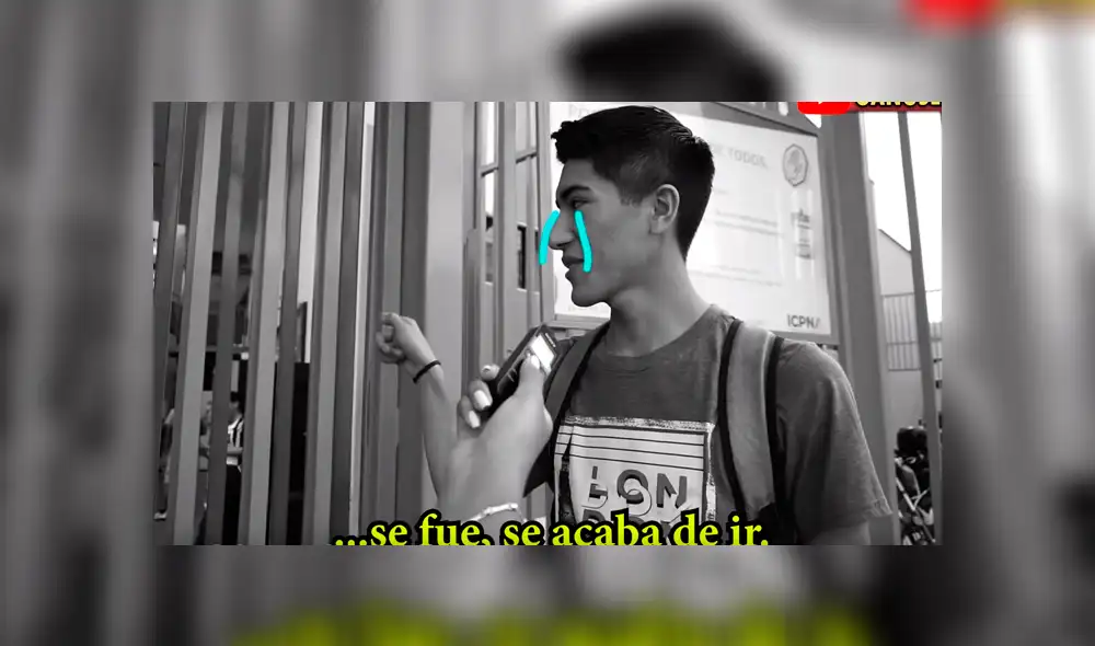 YouTube viral: Este pobre muchacho fue abandonado por su novia frente a cámaras mientras hablaba en inglés [VIDEO]