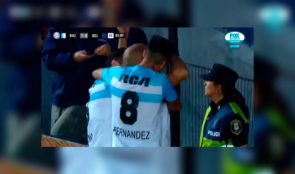 Racing vs Belgrano: Lisandro López anotó gol de vestuario y firmó el 1-0 [VIDEO]