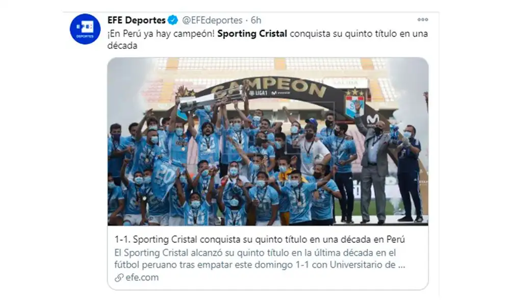 Sporting Cristal: así informó la prensa internacional