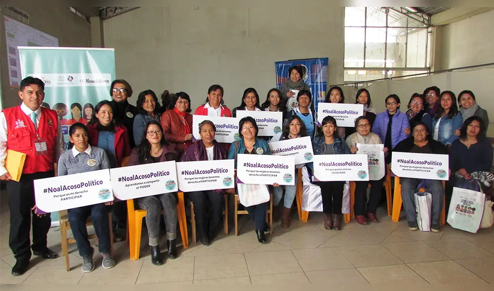 Participación política de las mujeres solo llega al 30% en Junín Participación política de las mujeres solo llega al 30% en Junín