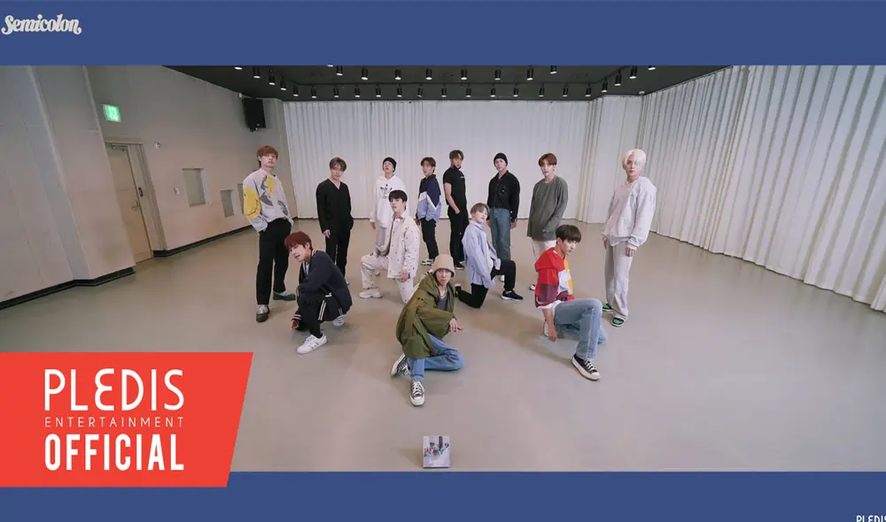 SEVENTEEN estrenó el video de la coreografía de "Home; run". Captura: Canal YouTube Big Hit Label