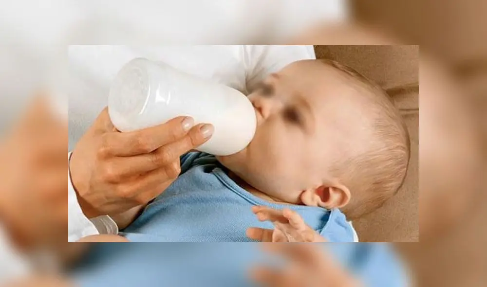La bebé consumía la leche desde que nació. Foto: referencial