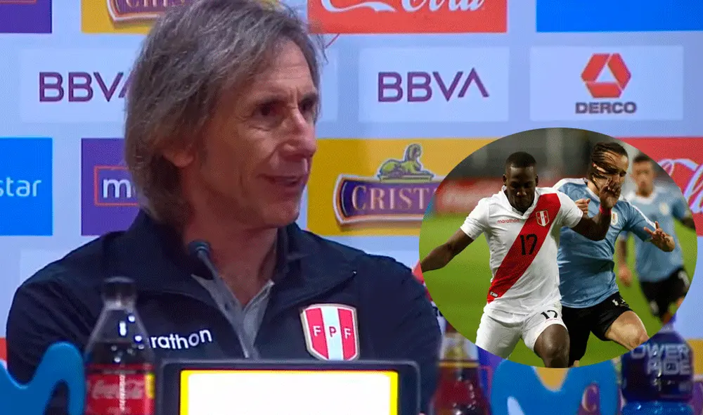 Gareca analizó el empate de la selección peruana ante Uruguay: “Hay cosas por mejorar” Gareca analizó el empate de la selección peruana ante Uruguay: “Hay cosas por mejorar”