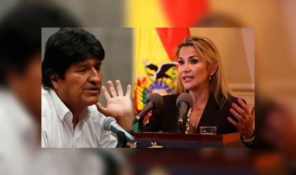 Evo Morales sería abordado por la justicia según la presidenta interina de Bolivia, Jeanine Añez. Foto: Composición