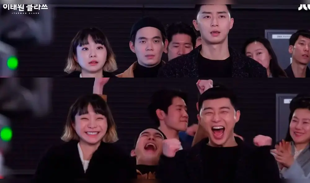 Los actores principales ensayaron para sus escenas en la competencia de cocina.