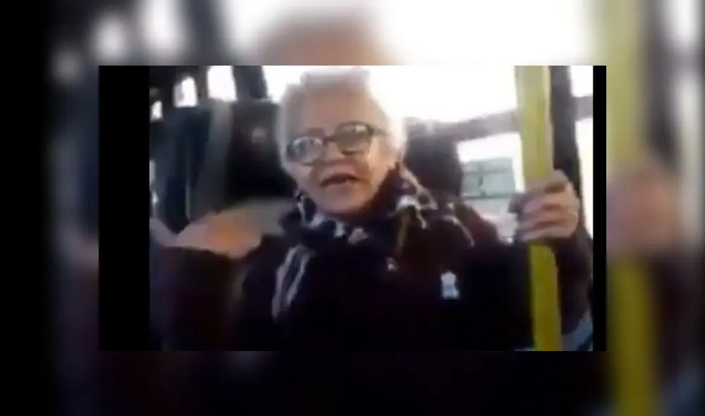 La anciana exigió a las extranjeras que se fueran del país. Foto: captura