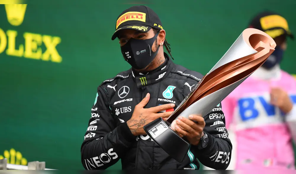 Lewis Hamilton igualó el récord de Michael Schumacher. Foto: EFE/Clive Mason / Pool. Lewis Hamilton igualó el récord de Michael Schumacher. Foto: EFE/Clive Mason / Pool.