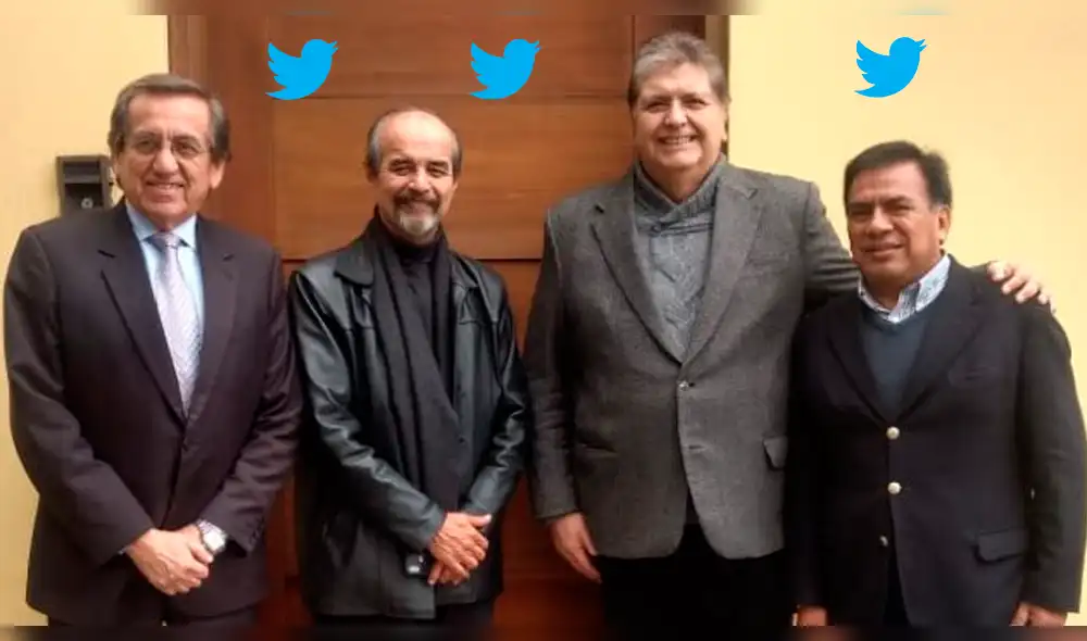 Alan García comparte foto aprista y tuiteros dejan duros mensajes