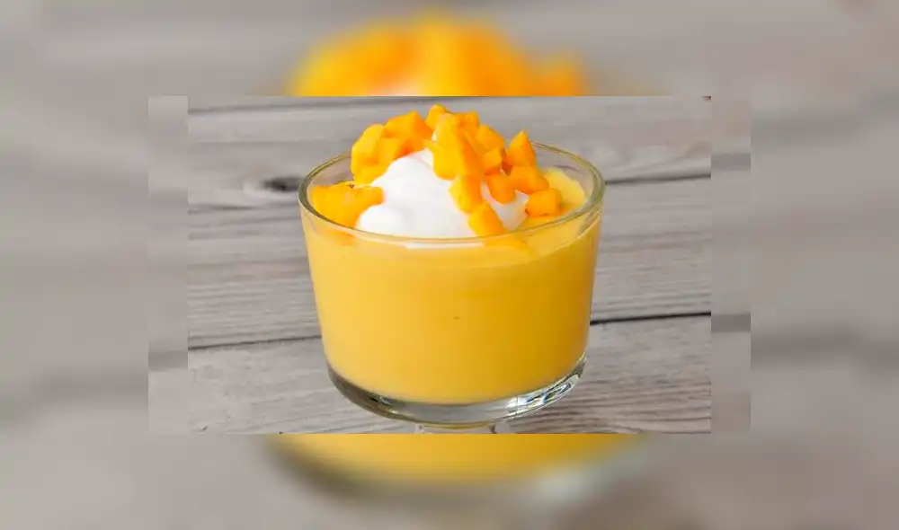 Prepara un delicioso mouse de mango y sorprende a tu familia
