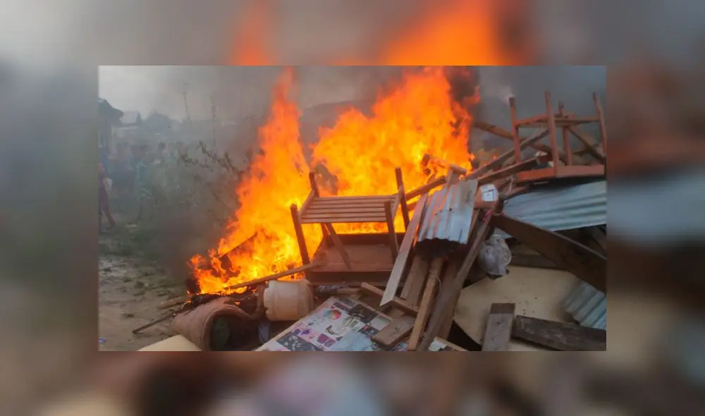 Incendio en Huarochirí causó muerte de menor. Créditos: Difusión.