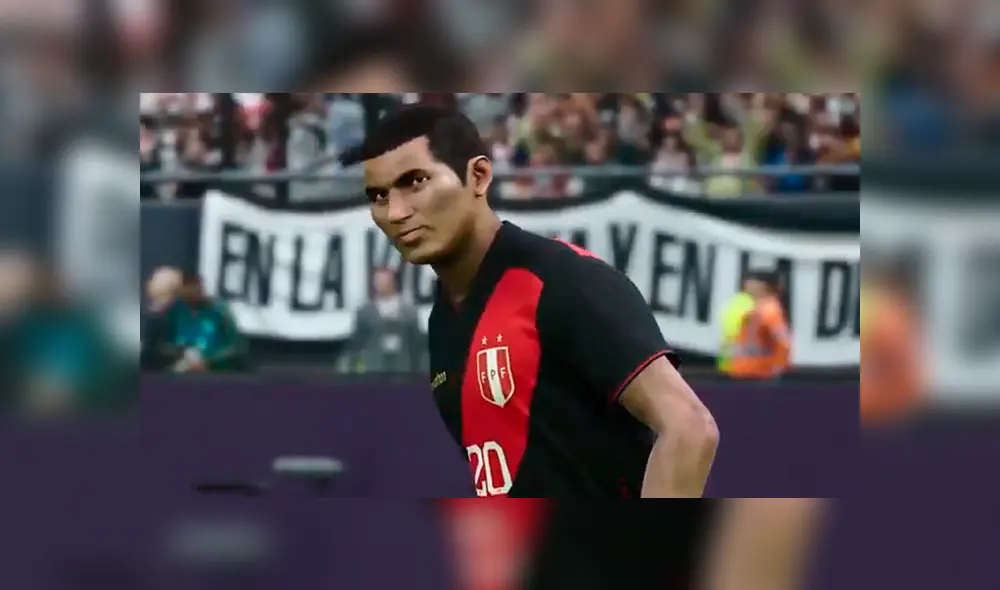 Edison Flores en PES 2021. Foto: YouTube.