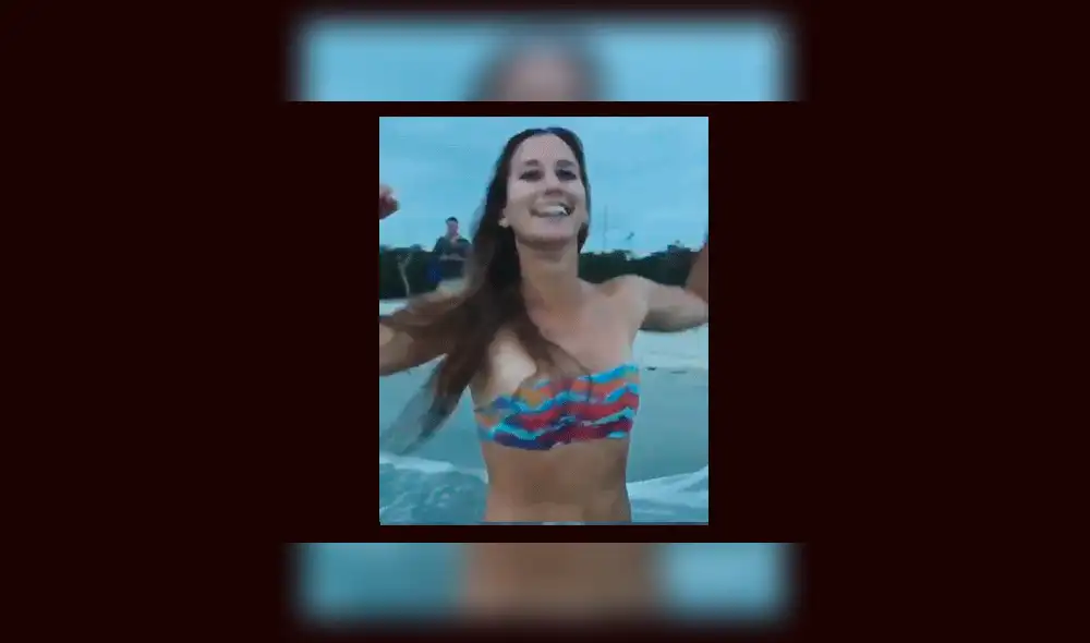 Facebook: mujer se encuentra con bestia marina y su acción se vuelve furor en redes sociales [VIDEO]