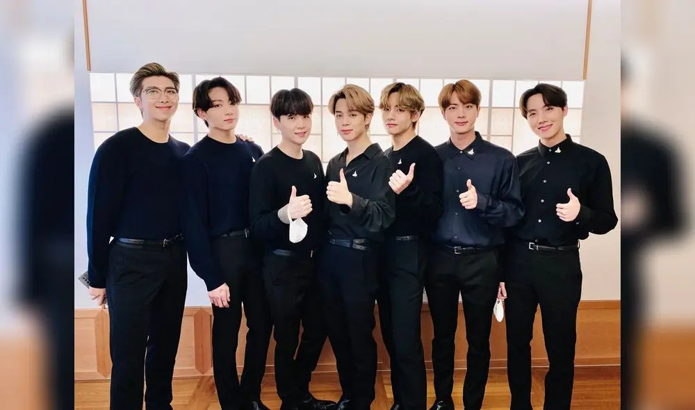 BTS en el Día de la juventud coreana. Foto: Twitter Big Hit