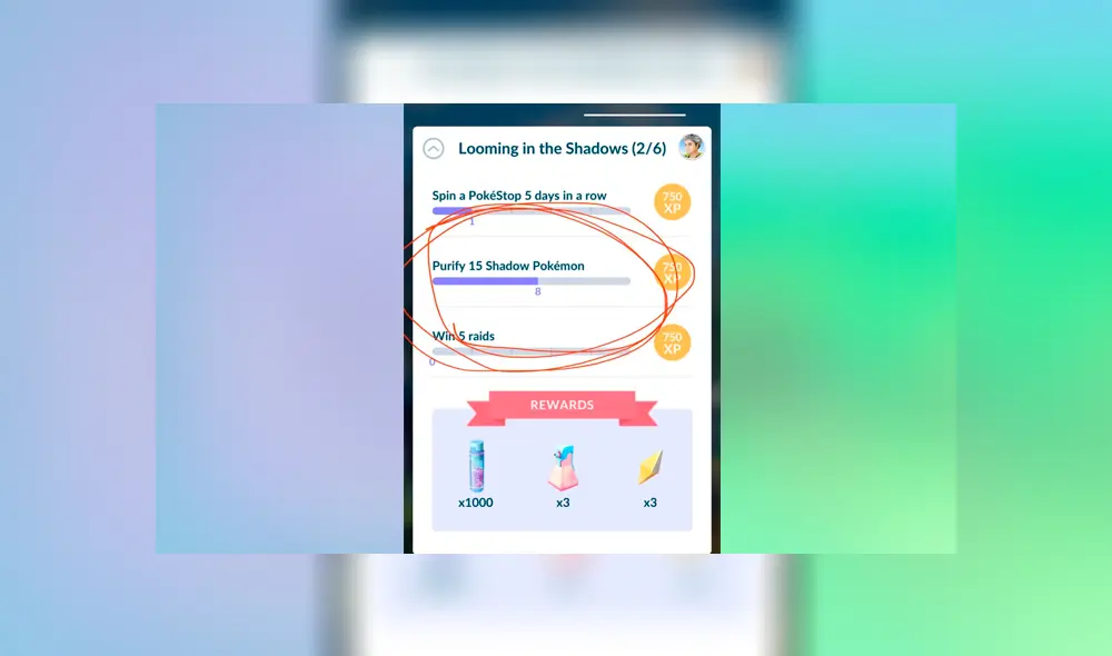 Te dejamos la lista confirmado de todas las misiones y recompensas confirmadas de “Acechando las sombras”, el nuevo evento de Pokémon GO.