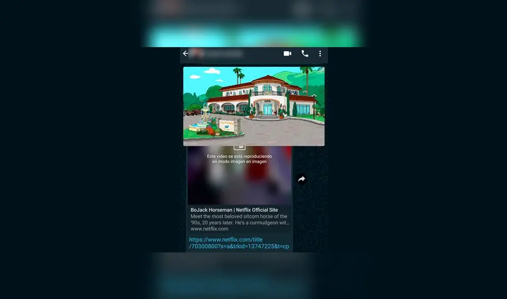 Ahora puedes reproducir contenido de Netflix sin salir de un chat de WhatsApp.