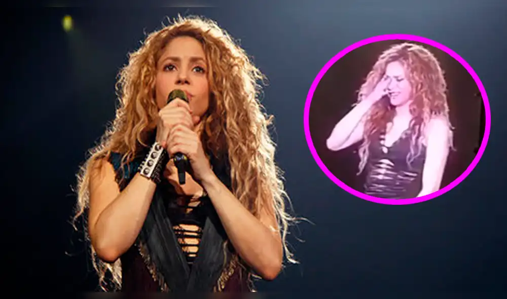 Shakira rompió en llanto mientras cantaba y conmueve a fans [VIDEO]