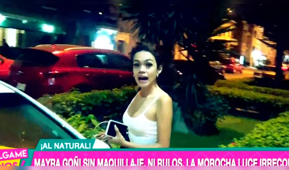Exponen a Mayra Goñi al natural luciendo y apariencia impacta a fans [VIDEO]