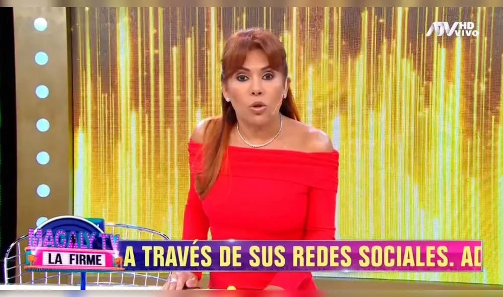 "No se si sus padres lo saben pero se meten en serios problemas", advirtió la conductora de farándula. Foto: captura ATV