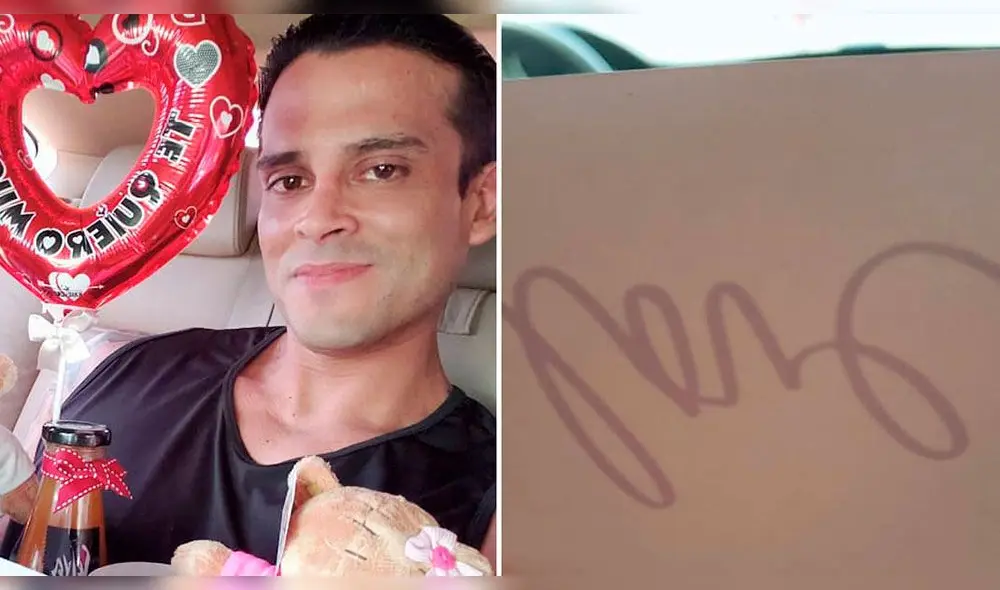 La cantante de Alma Bella sorprendió al cumbiambero con una tierna muestra de amor. Foto: Instagram.